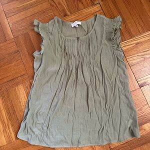 New Direction sage green blouse. Size PM